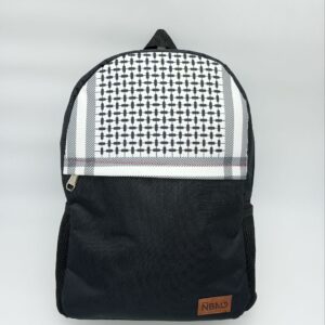 Backpack with Palestinian scarf Design