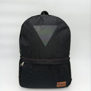 Backpack with Grey Arrow Design