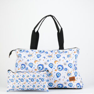 beach bag Blue bead