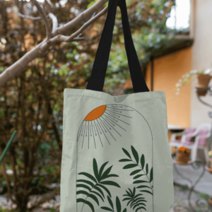 tote bag Flowers design