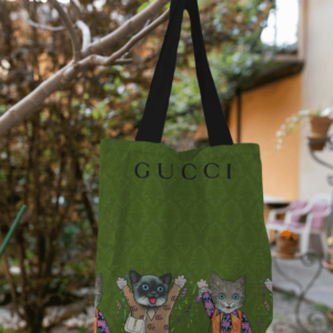 tote bag Green GUCCI design