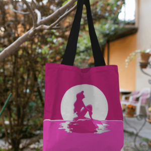 tote bag Mermaid design