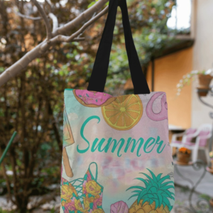 tote bag Summer vibe design