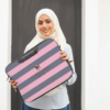حافظة لابتوب u.s polo pink laptop sleeve وتر بروف