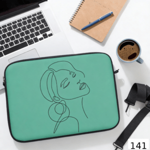 حافطة لابتوب بتصميم وجه فتاه كود 141